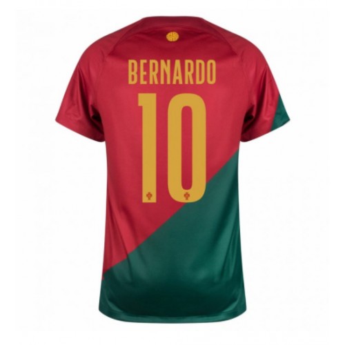 Fotballdrakt Herre Portugal Bernardo Silva #10 Hjemmedrakt VM 2022 Kortermet
